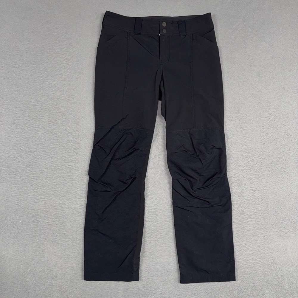 REI Co-op Pants Womens 2P Black Screeline Hybrid Stretch Articulated Knee Hiking